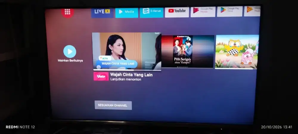 Dijual cepat tv Android 40 Inch COOCAA