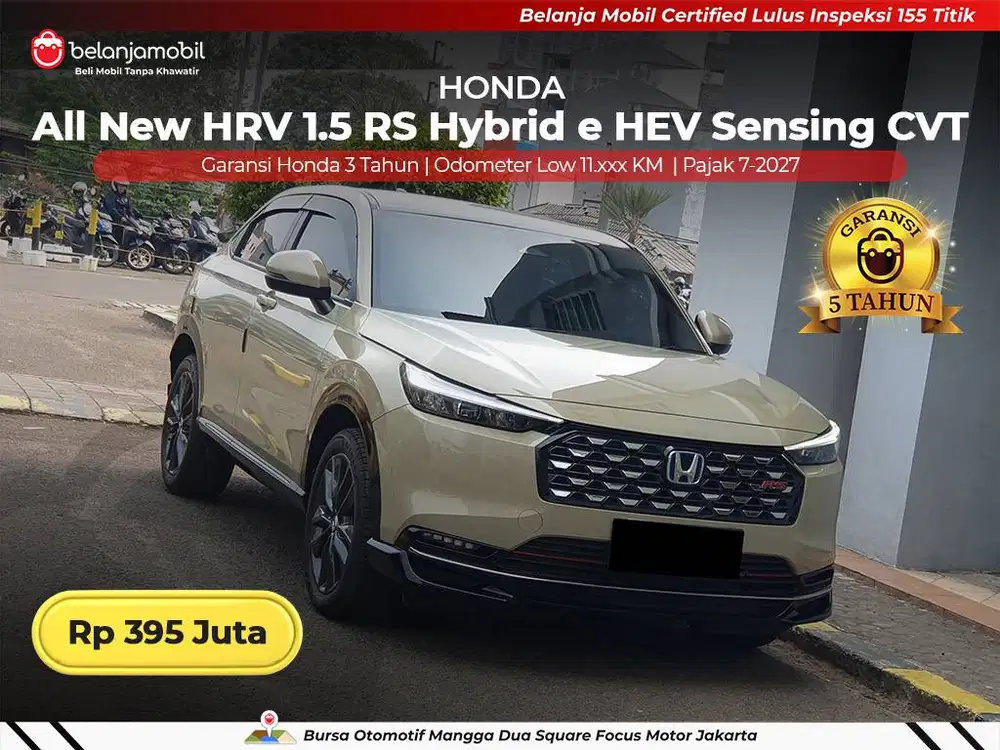 [GARANSI 5THN] Honda HRV HR-V HR V 1.5 RS Hybrid e HEV 2024/2025/2026