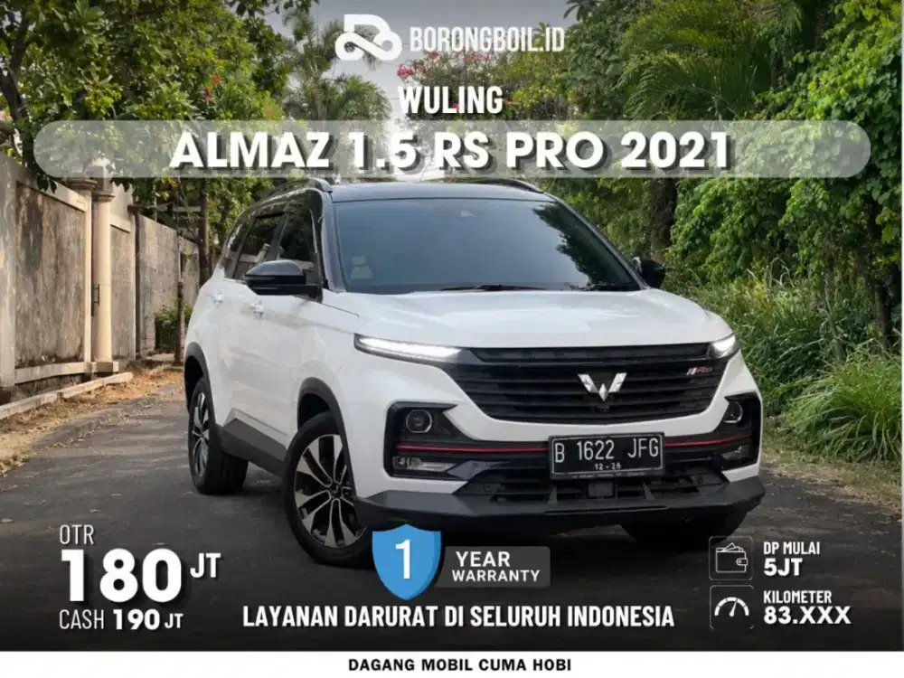 TERAWAT! WULING ALMAZ 1.5 RS PRO 2021 PUTIH 