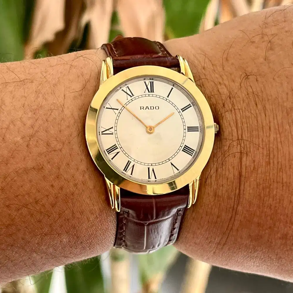 Rado Roman Dial Gold Plated Original