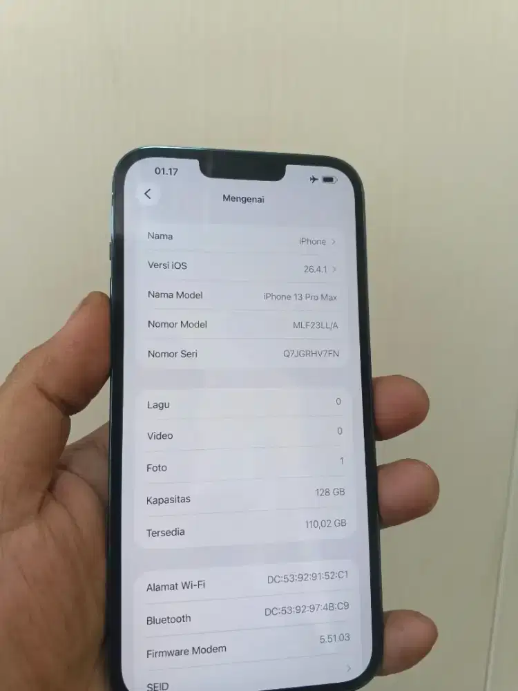 iPhone 13 promax 128GB inter all operator