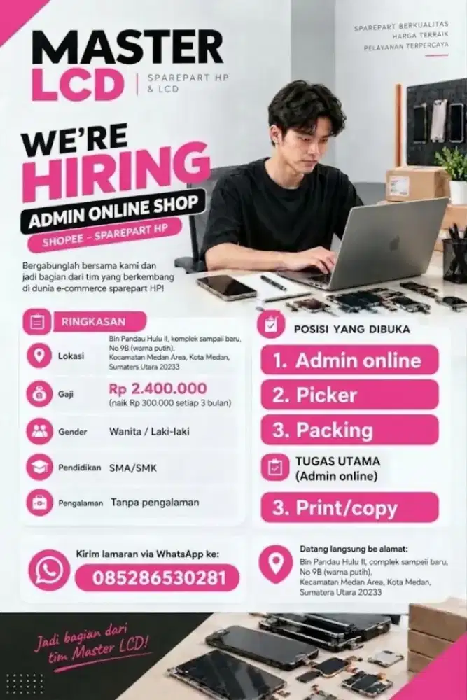 SIAP BERGABUNG DENGAN KAMI DI ONLINE SHOPEE