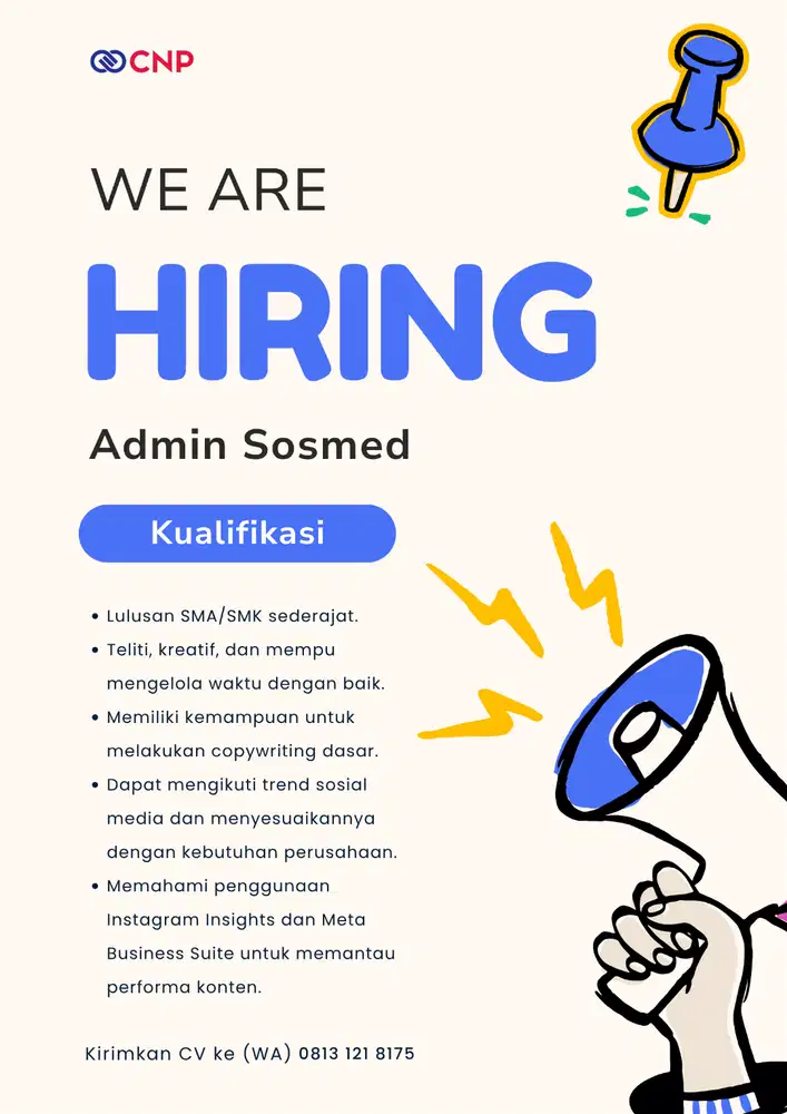 Sales Administrasi, Admin Sosmed