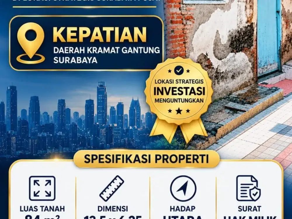 Dijual Tanah Kavling Pusat Kota Cocok Buat Gudang