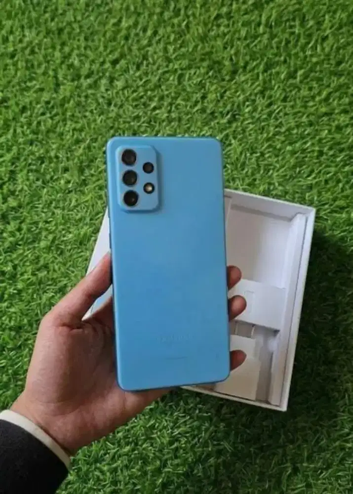 Samsung A72 256 Blue Resmi Indonesia