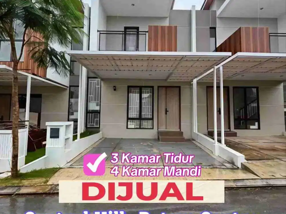 Dijual Rumah 2 Lantai Central Hills Batam Centre Siap Huni Lokasi Strategis