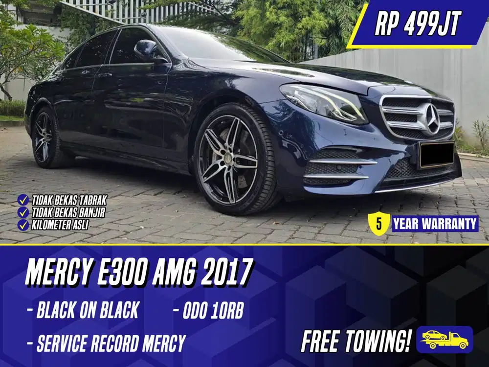 Mercedes Benz E300 AMG 2017 Black Hitam Mercy E 300