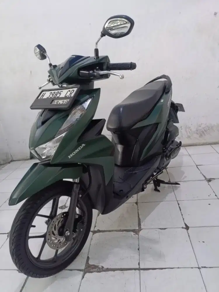 honda beatbdelux hijau army