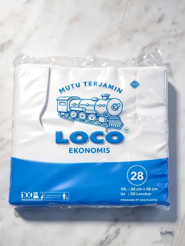Plastik loco no 28. isi 50 lembar
