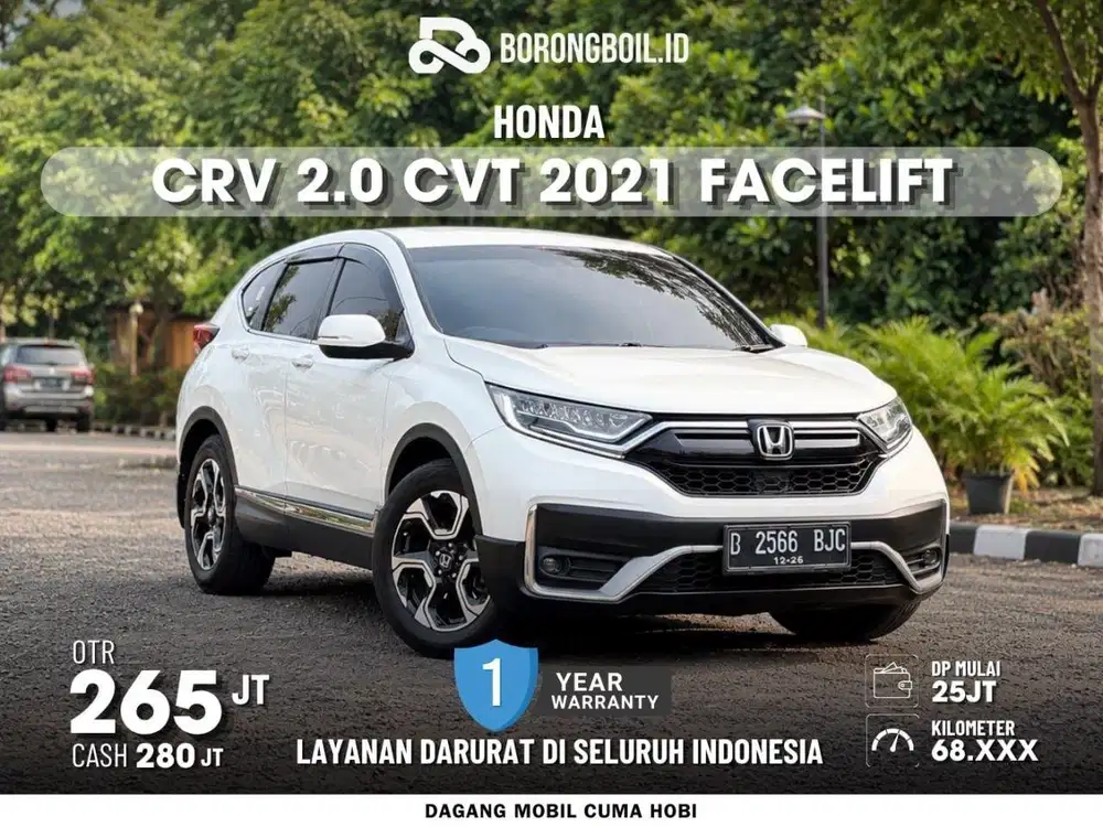 CRV 2.0 CVT 2021 Putih