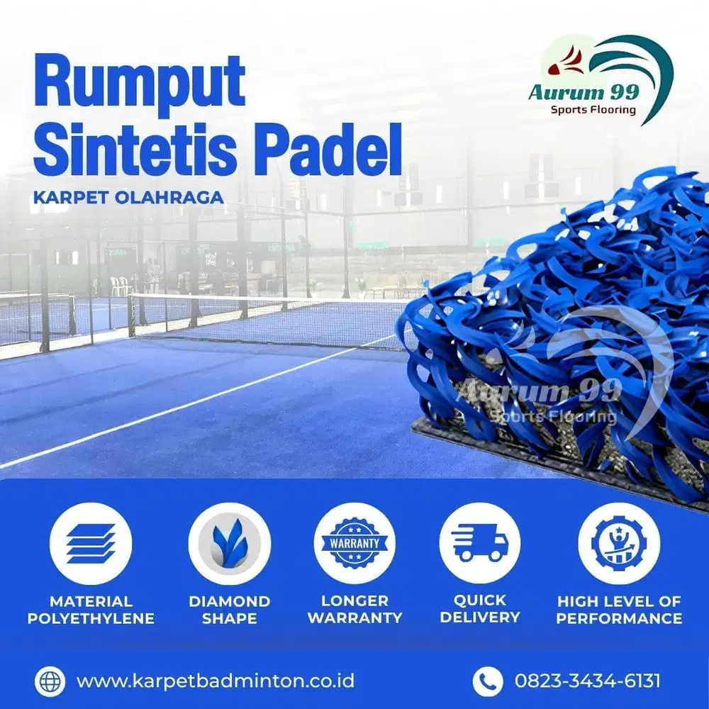 Lapangan Padel - Karpet Padel | Rumput Padel