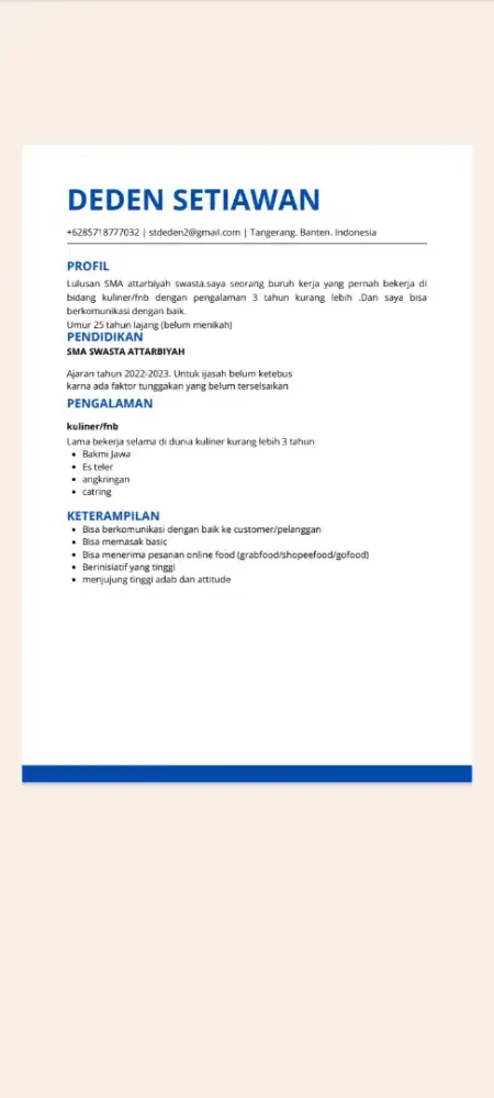 mencari pekerjaan