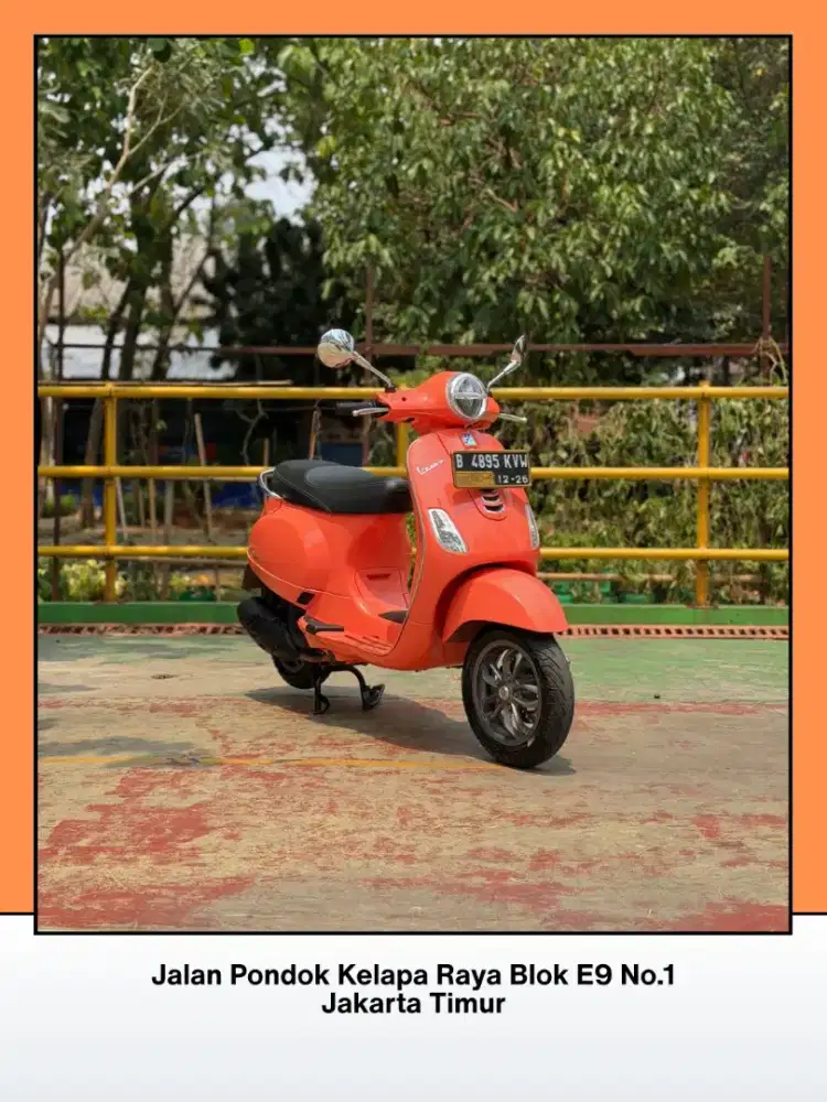 DIJUAL PIAGGIO VESPA LX 125 IGET LED THN 2022 PERFECT CONDITION