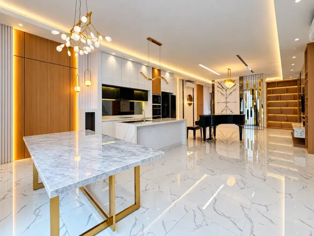 Rumah Melody Golf 2lt 10x20 200m2 3KT SHM Semi Furnished Golf Island Pantai Indah Kapuk