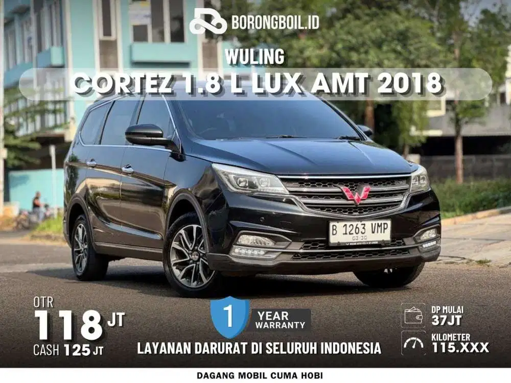 Wuling Cortez 1.8L Lux AMT 2018 Hitam