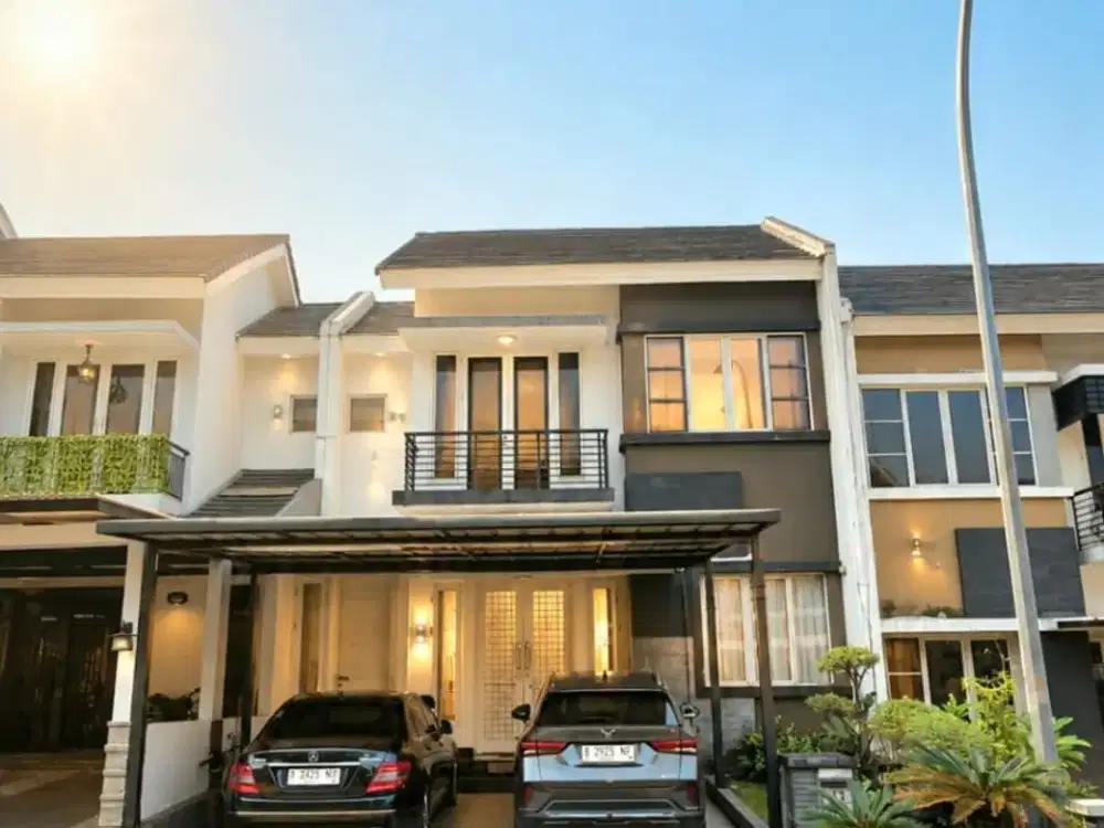 RUMAH SEMI FURNISHED CARIBBEAN DELATINOS BSD, LENGKAP KITCHEN SET EROPA!