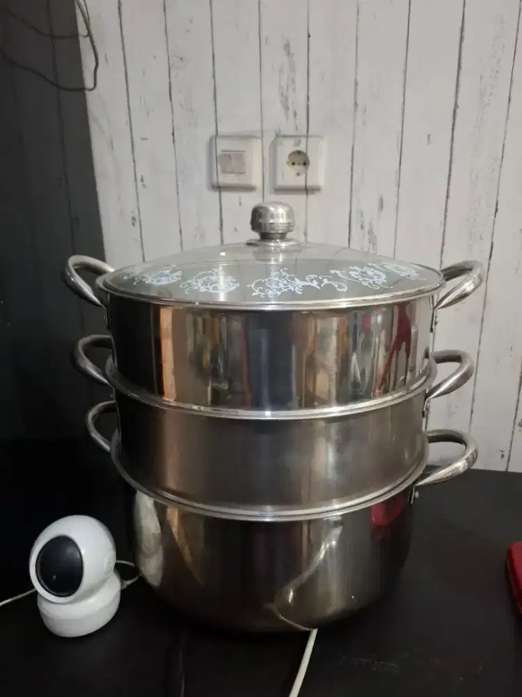 Kukusan stainless steel 3 susun