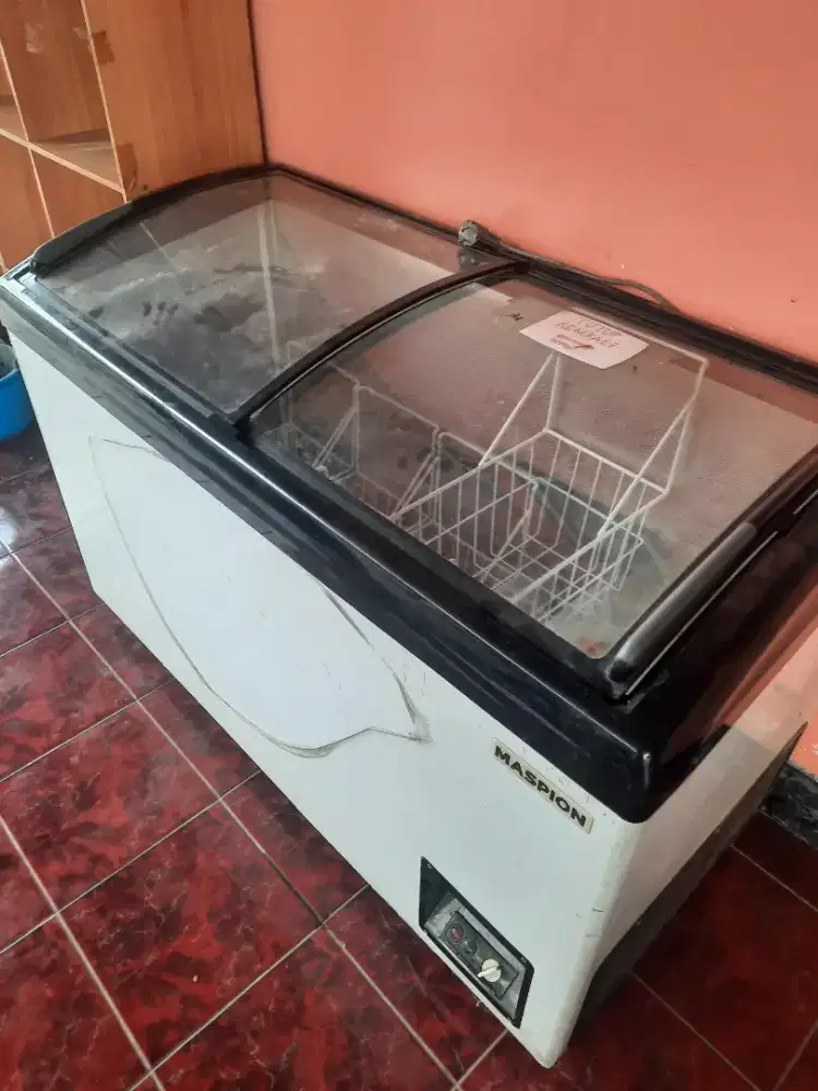 Freezer Maspion 400L Sliding Istimewa