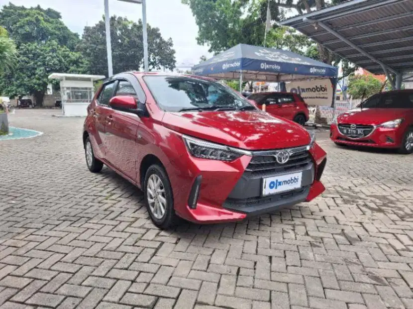 DP MURAH Toyota Agya 1.2 G Bensin-AT 2023 Merah C3CBT
