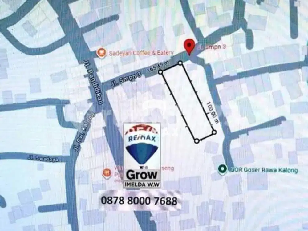 Dijual Kavling di Rawakalong (Sebelah Selatan Pamulang )