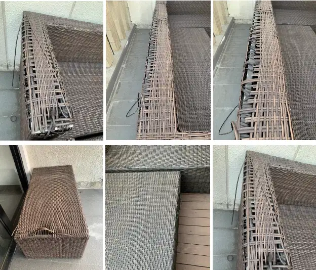 Perbaikan kursi rattan