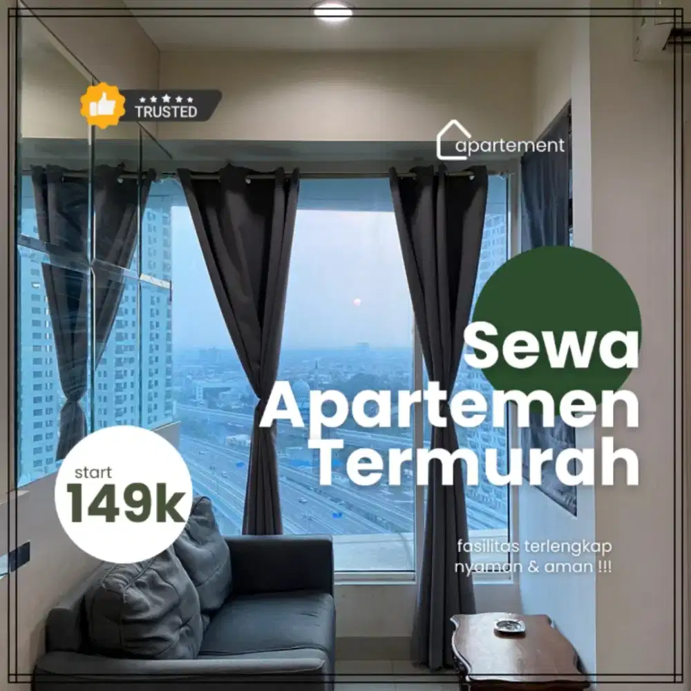 Sewa apartemen URBANTOWN SERUA Tangerang Termurah
