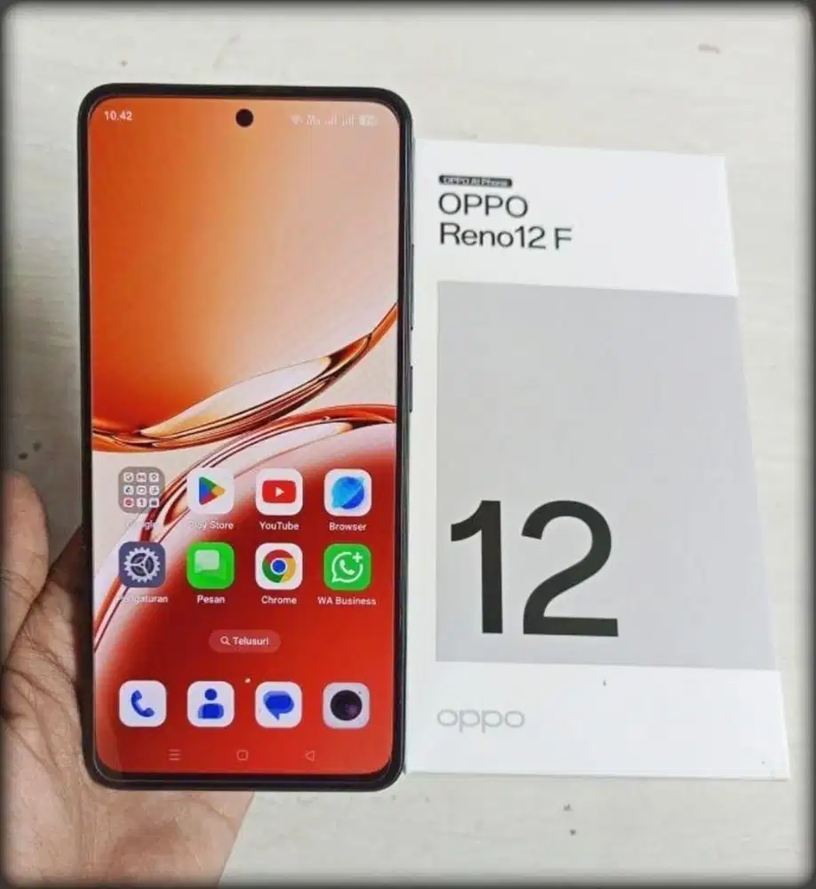Oppo Reno 12F Ram 16/256GB Fullset Mulus Normal