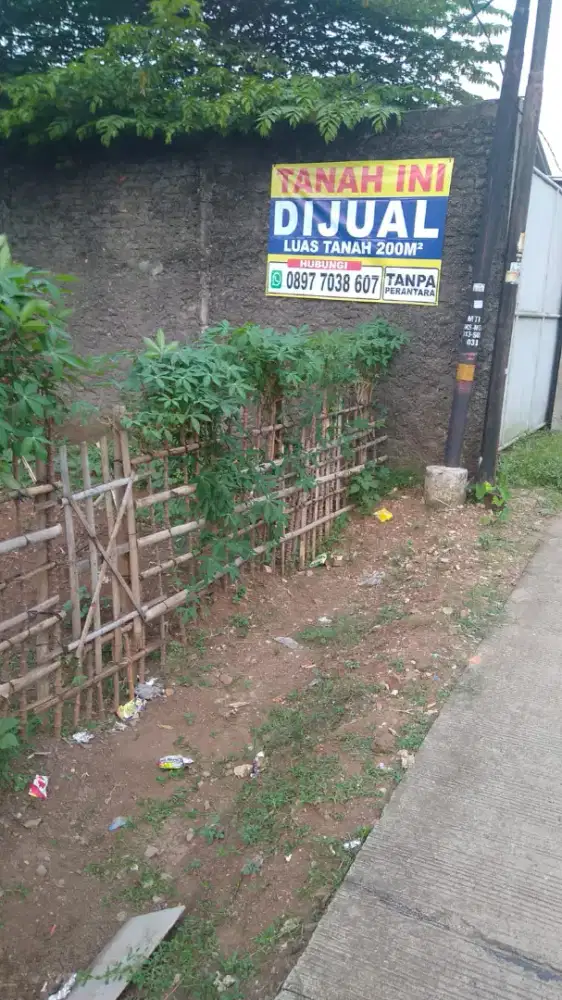 Dijual cepat Tanah 200m² SHM