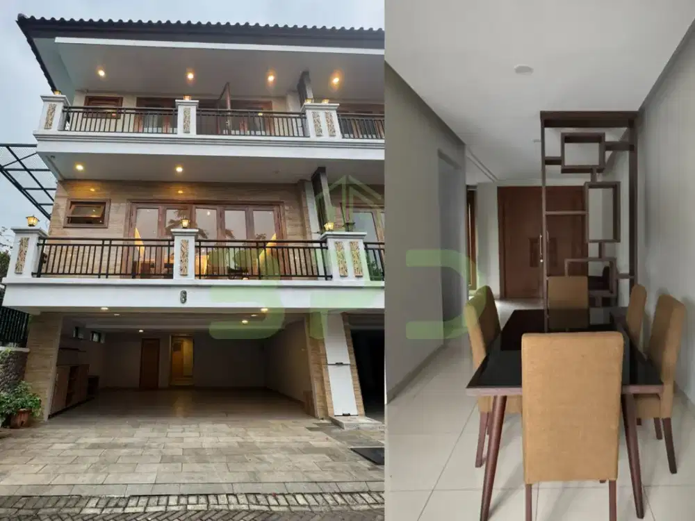 Rumah 3 Lantai Brand New Fully Furnished di Lebak Bulus Jaksel