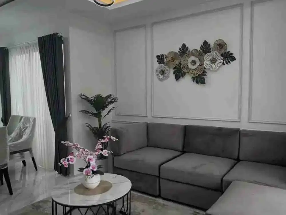 Rumah Modern Minimalis Full Furnished di Cluster Exclusive, Cirendeu Tangsel.