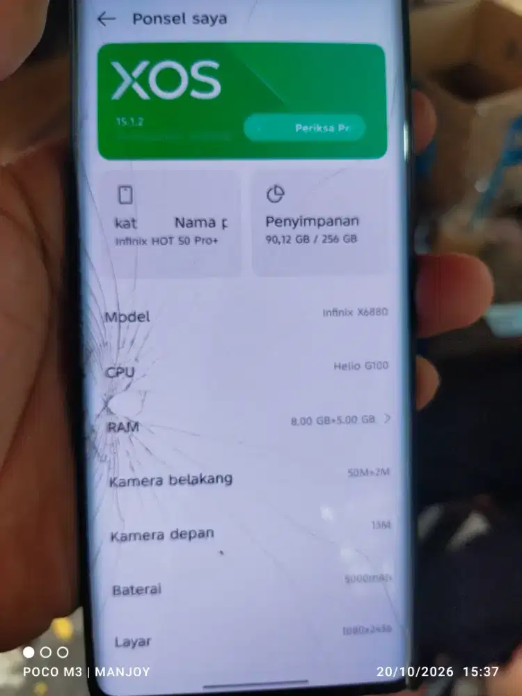 Infinix hot 50 pro+ 8+8/256