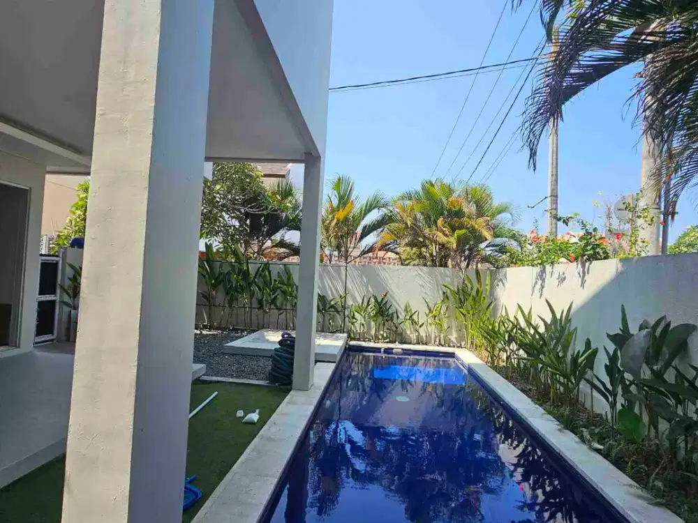 Rumah Semi Furnished Incl Pool di Puri Gading Jimbaran