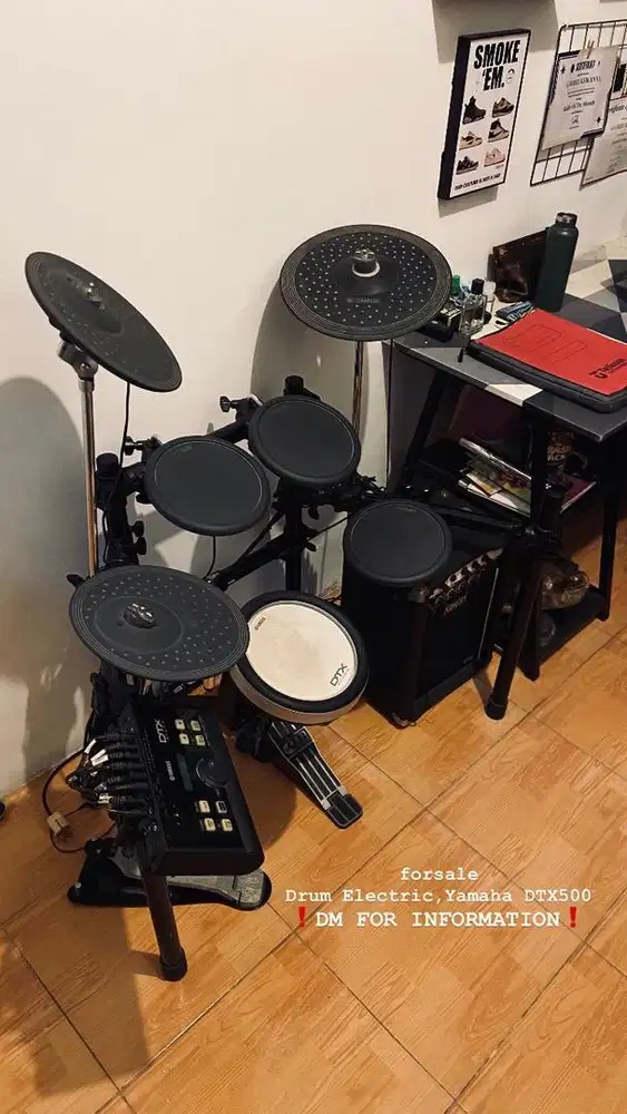 DIJUAL Drum Electric, Yamaha DTX500