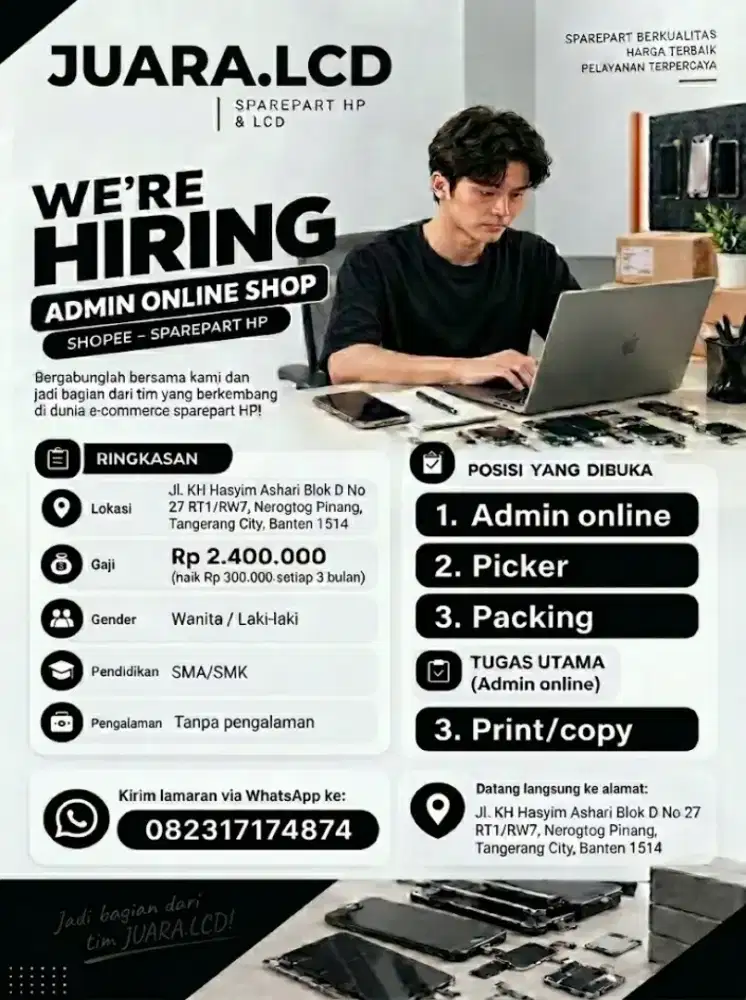 MARI BERGABUNG DENGAN KAMI DI DUNIA SPAREPART