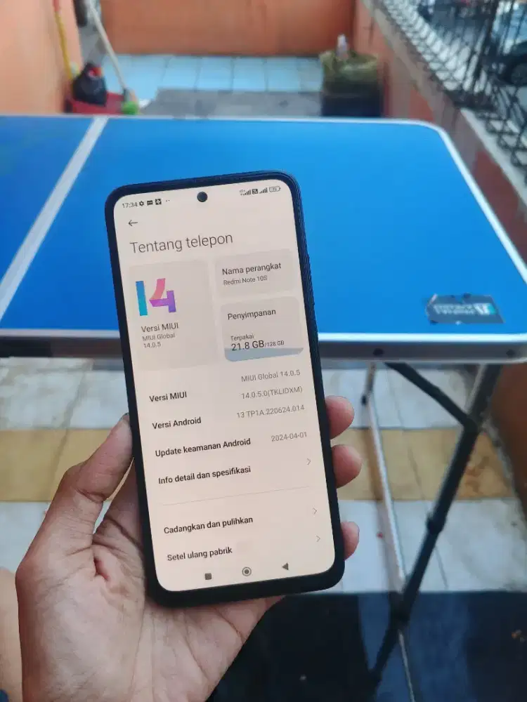 Redmi Note 10S Ram 8+3/128