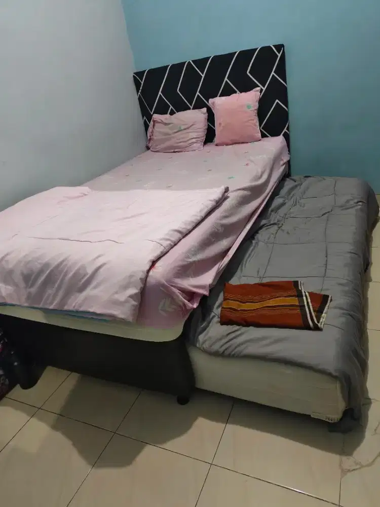 Spring bed double kasur ukuran 120 x 200
