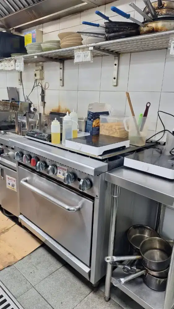 DIJUAL KOMPOR GAS JETFLAME 6 TUNGKU + OVEN