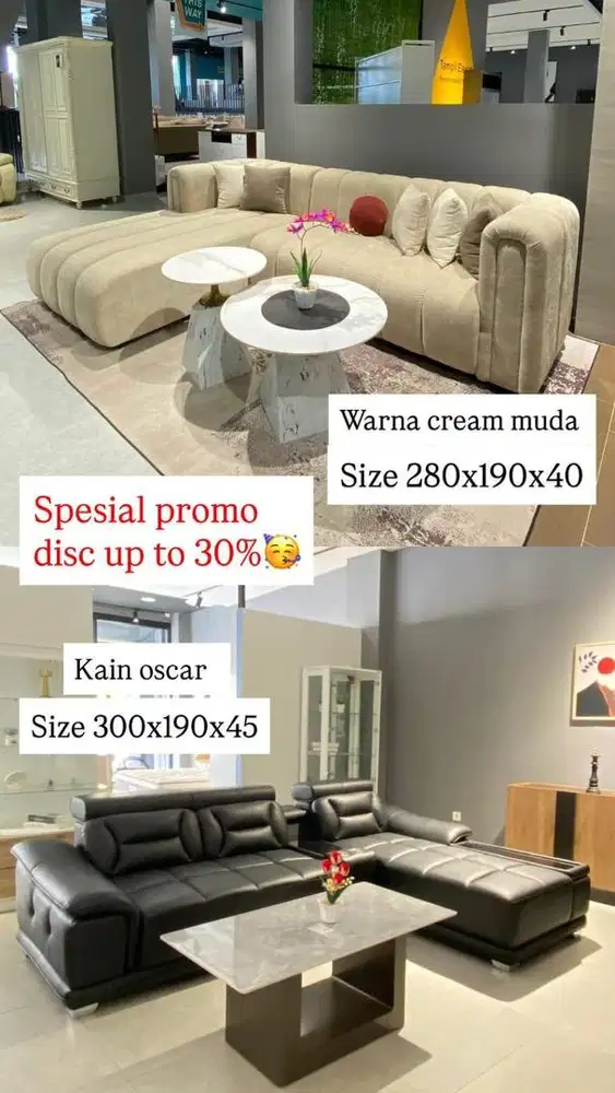 Sofa L minimalis