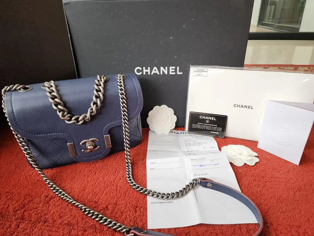 Chanel Leather Archi Chic Flap Bag