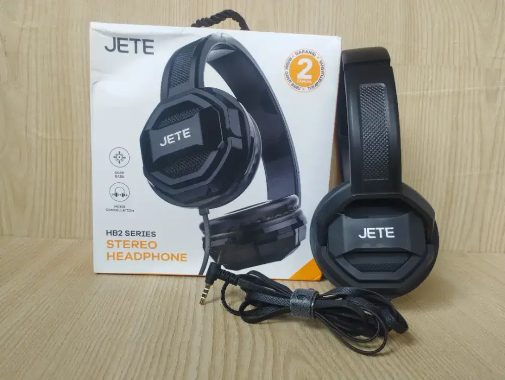 Headphone Kabel Stereo full bass noise canceling