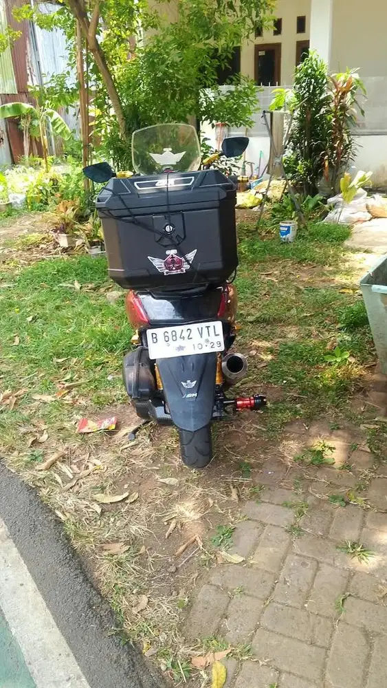 Dijual Yamaha NMAX 155 Tahun 2019 Merah Modifikasi