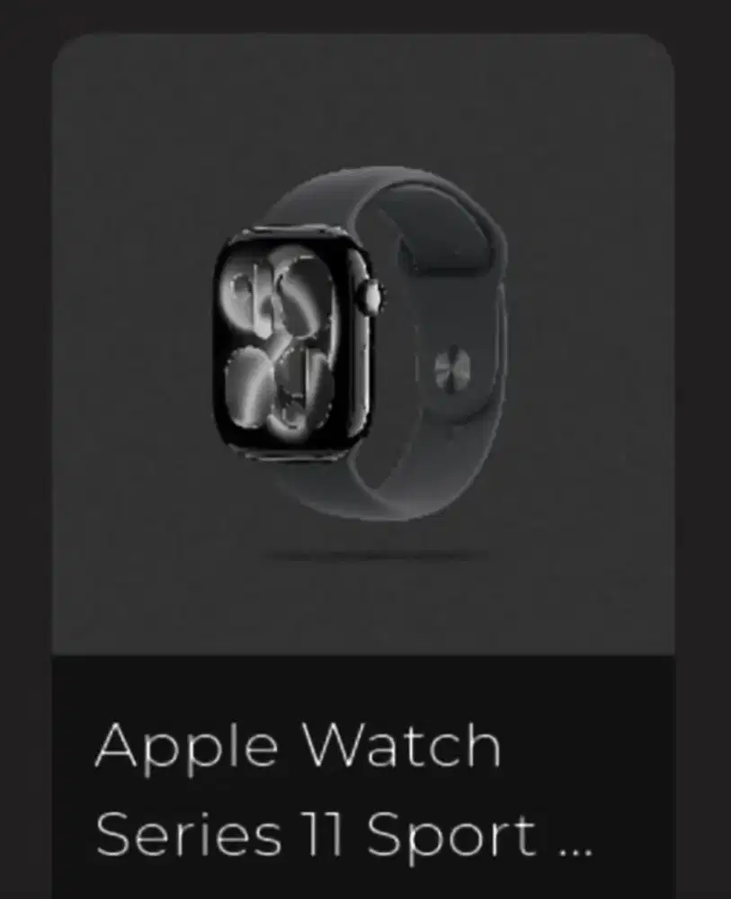 Apple i watch series 11 black 42mm