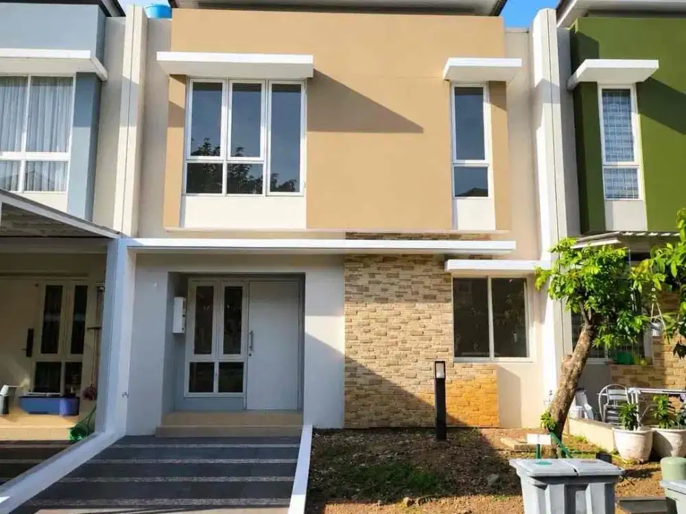 rumah di cluster thomson gading serpong rapih hadap selatan