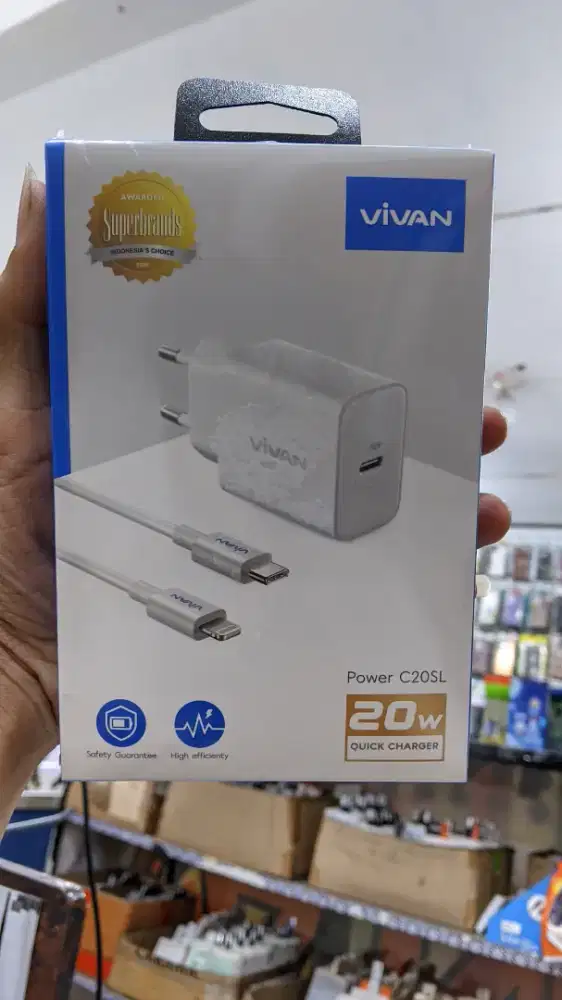 CHARGER IPHONE VIVAN POWER C20SL