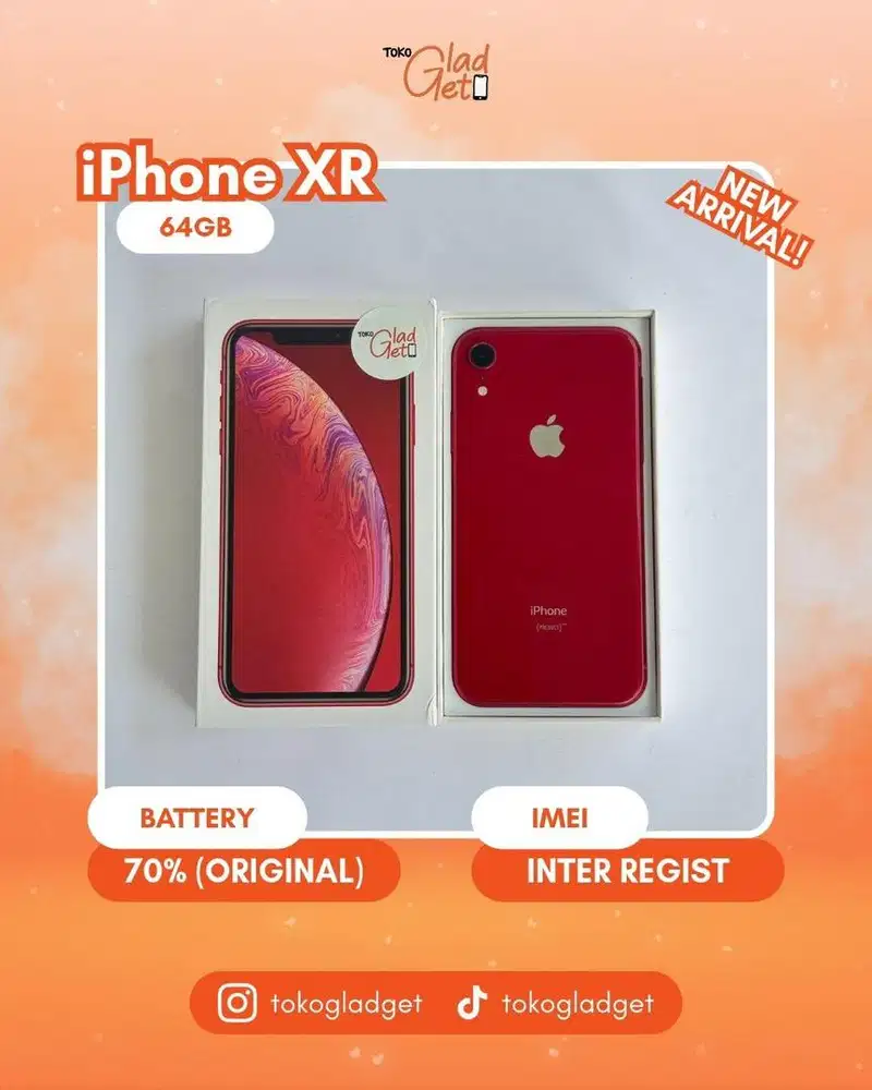 iPhone XR 64 Gb ex INTER REGIST KEMENPRIN