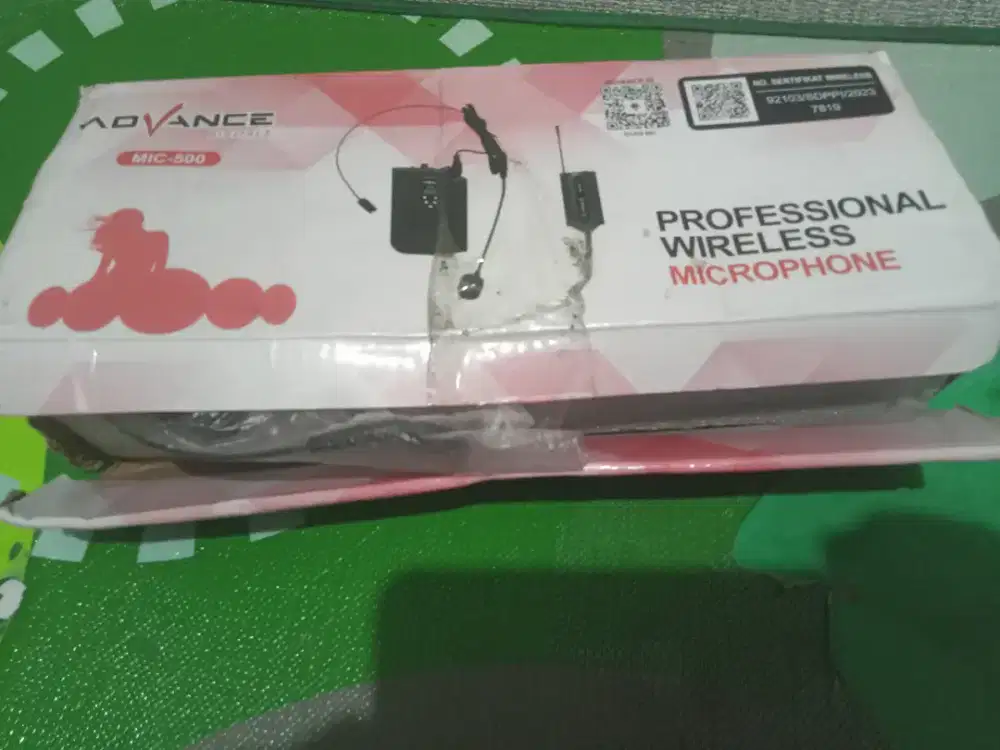 Mic wireless normal mulus.seperti baru.