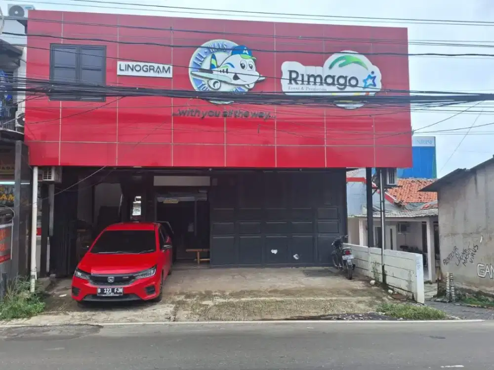 DI JUAL  Rumah komersial 2 lantai (resto& kantor), PINGGIR JALAN RAYA Jelupang , BSD