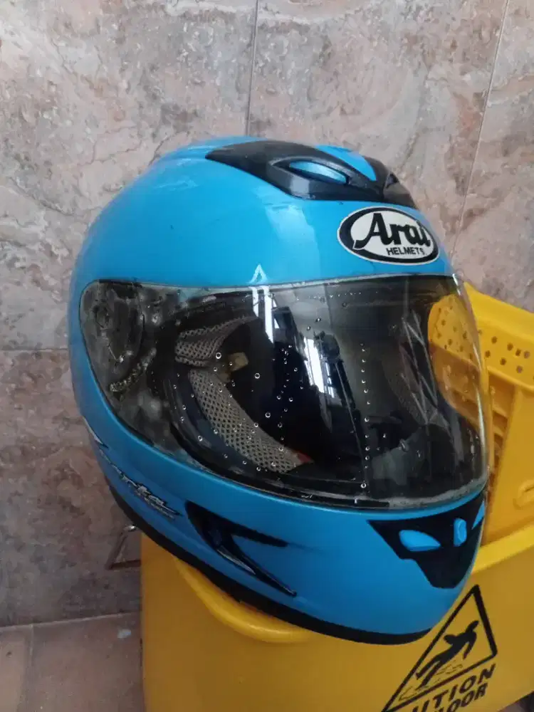 Dijual helm full face warna biru metallik