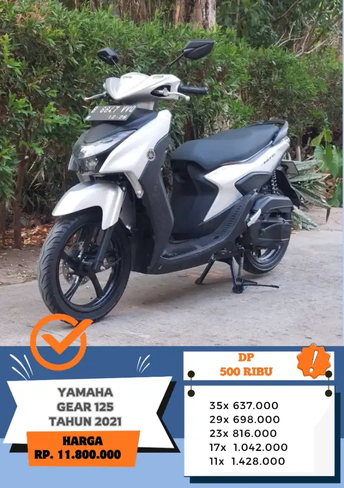 YAMAHA GEAR 125 TAHUN 2021