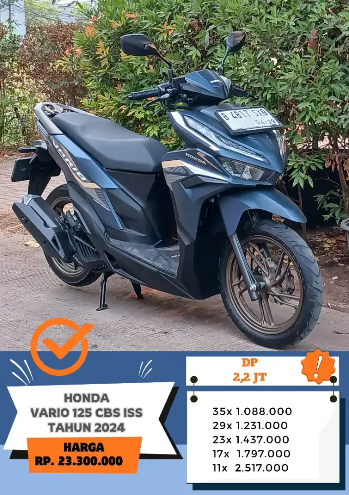 HONDA VARIO 125 CBS ISS TAHUN 2024